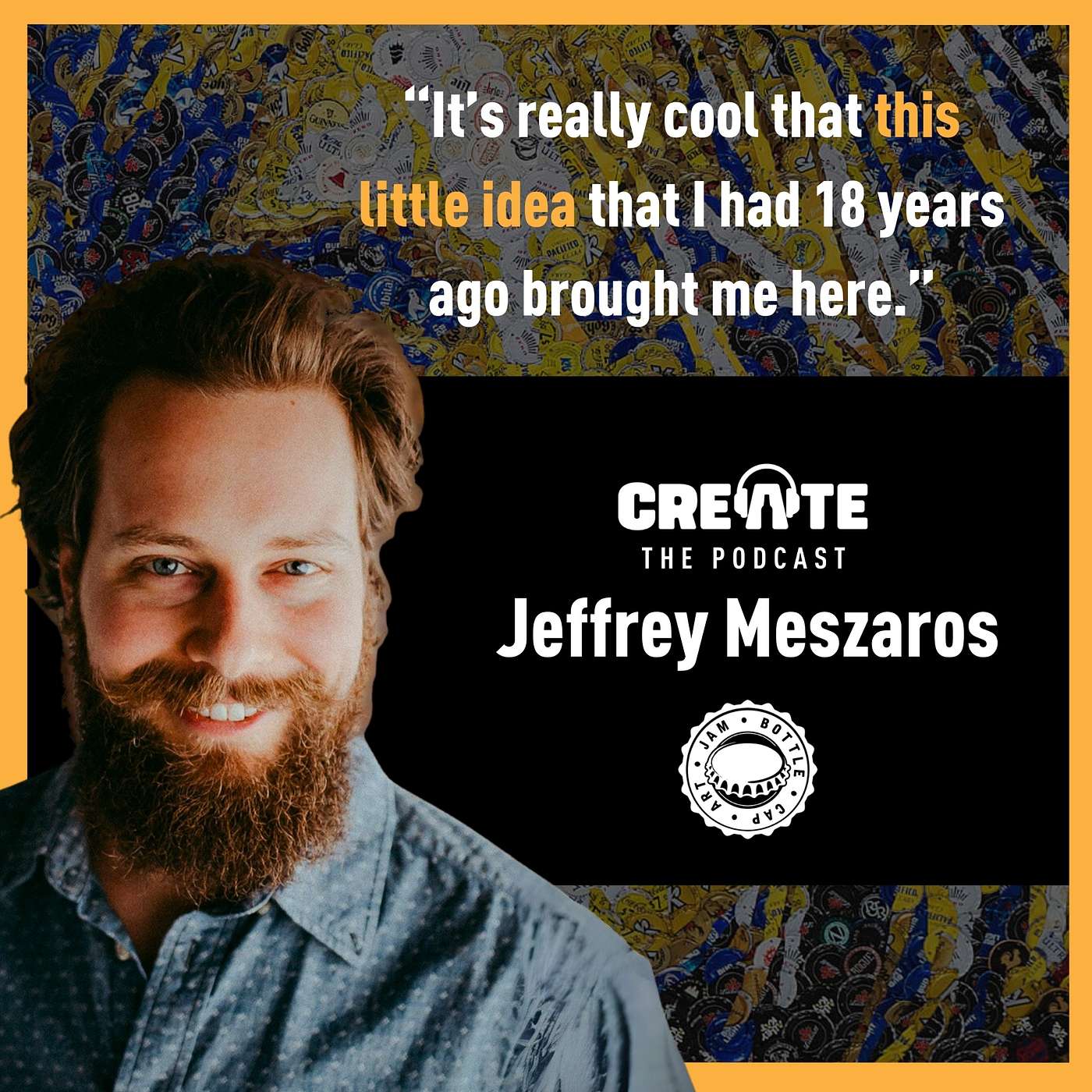Meet Jeff Meszaros – Artist, Storyteller, and Founder of JAM Bottle Cap Art.
